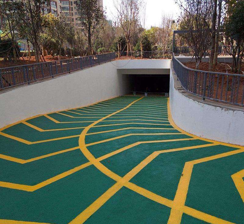 環(huán)氧車庫坡道，防滑地坪